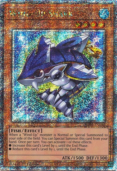 Wind-Up Shark [RA04-EN180] Quarter Century Secret Rare | Gear Gaming Bentonville