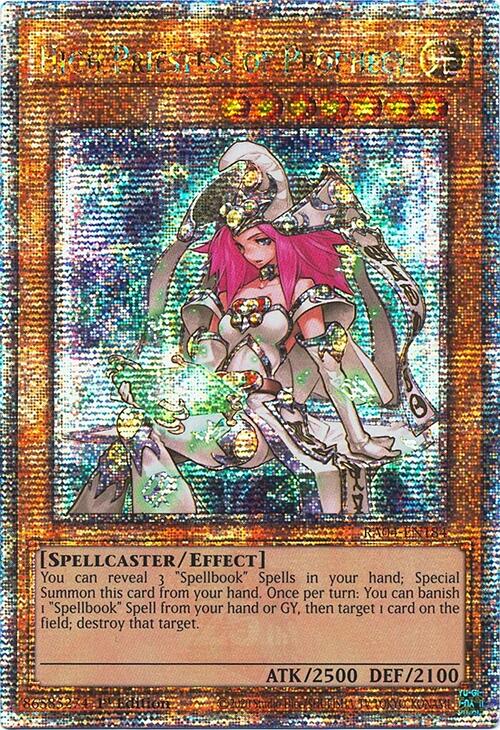 High Priestess of Prophecy [RA04-EN184] Quarter Century Secret Rare | Gear Gaming Bentonville