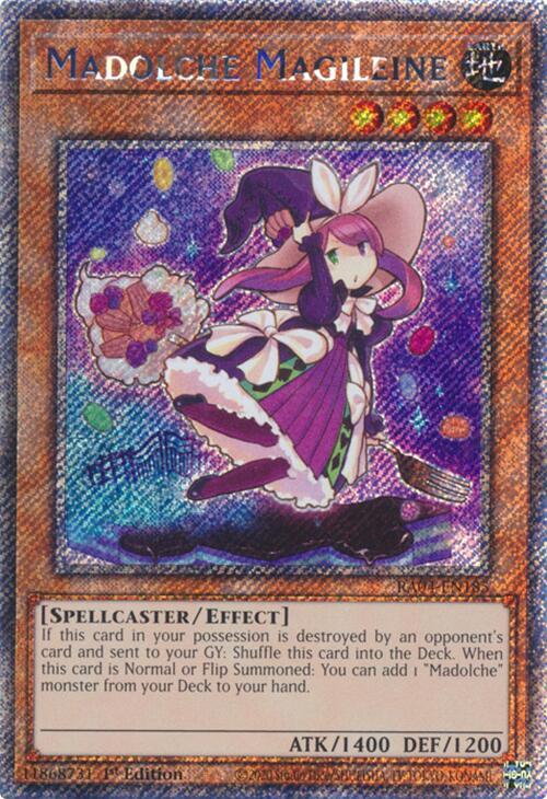 Madolche Magileine [RA04-EN185] Platinum Secret Rare | Gear Gaming Bentonville