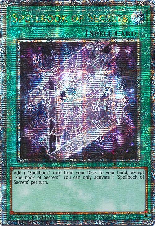 Spellbook of Secrets [RA04-EN189] Quarter Century Secret Rare | Gear Gaming Bentonville