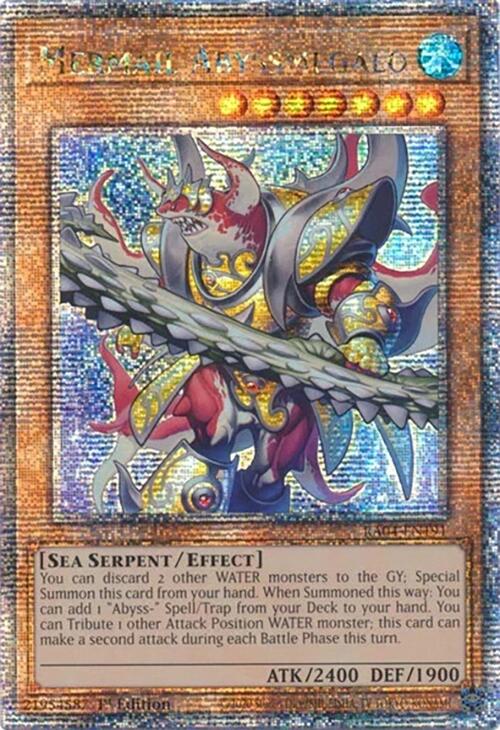 Mermail Abyssmegalo [RA04-EN191] Quarter Century Secret Rare | Gear Gaming Bentonville