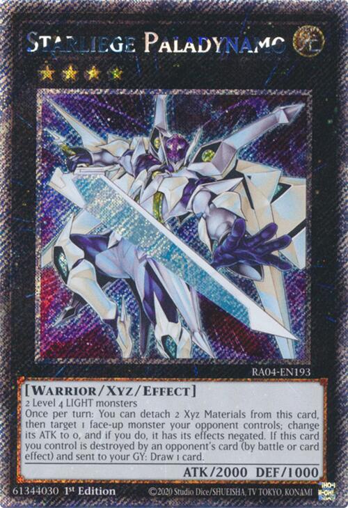 Starliege Paladynamo [RA04-EN193] Platinum Secret Rare | Gear Gaming Bentonville