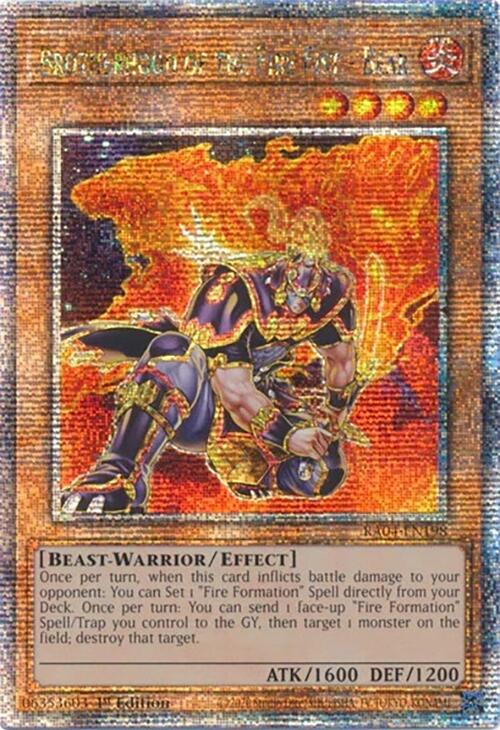 Brotherhood of the Fire Fist - Bear [RA04-EN198] Quarter Century Secret Rare | Gear Gaming Bentonville