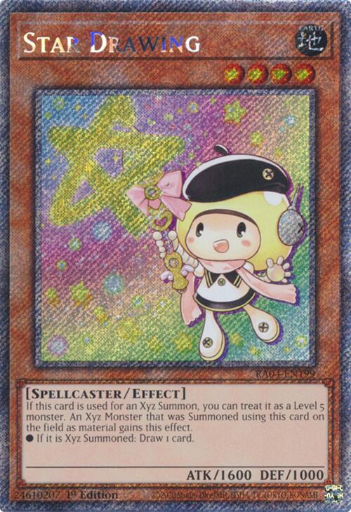 Star Drawing [RA04-EN199] Platinum Secret Rare | Gear Gaming Bentonville