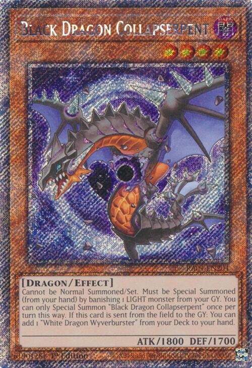 Black Dragon Collapserpent [RA04-EN204] Platinum Secret Rare | Gear Gaming Bentonville