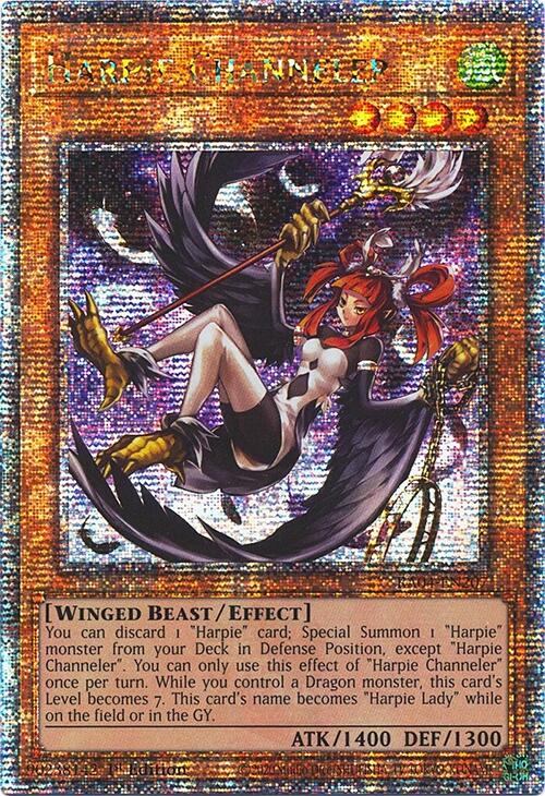 Harpie Channeler [RA04-EN207] Quarter Century Secret Rare | Gear Gaming Bentonville