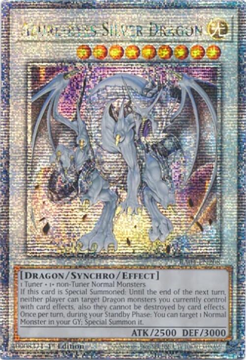 Azure-Eyes Silver Dragon [RA04-EN208] Quarter Century Secret Rare | Gear Gaming Bentonville