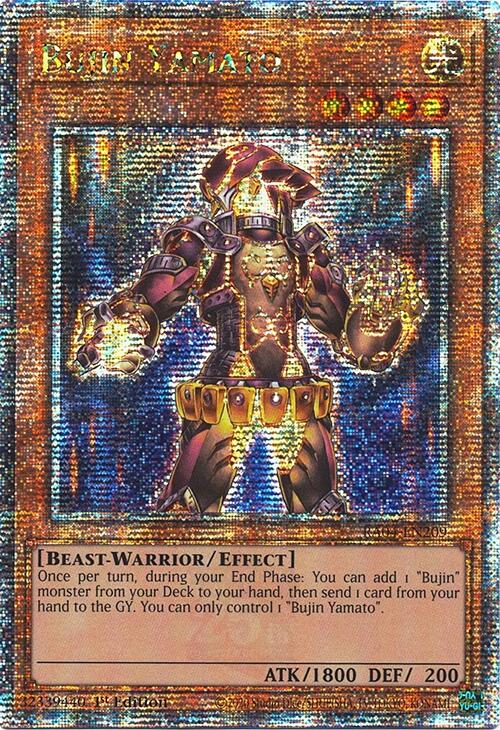 Bujin Yamato [RA04-EN209] Quarter Century Secret Rare | Gear Gaming Bentonville
