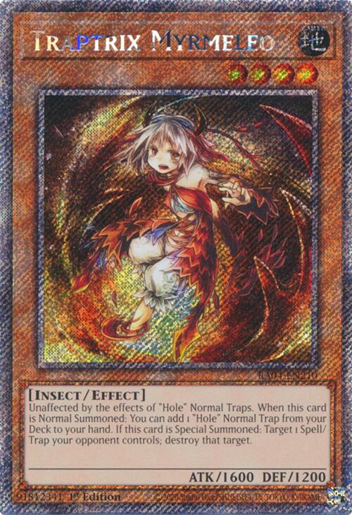 Traptrix Myrmeleo [RA04-EN210] Platinum Secret Rare | Gear Gaming Bentonville