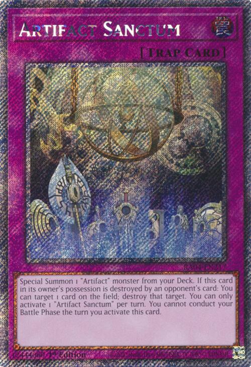 Artifact Sanctum [RA04-EN217] Platinum Secret Rare | Gear Gaming Bentonville