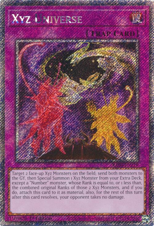 Xyz Universe [RA04-EN218] Platinum Secret Rare | Gear Gaming Bentonville