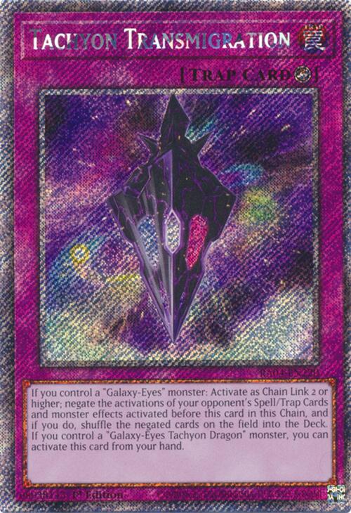 Tachyon Transmigration [RA04-EN220] Platinum Secret Rare | Gear Gaming Bentonville