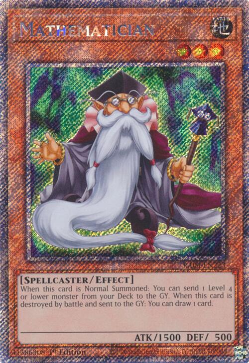 Mathematician [RA04-EN223] Platinum Secret Rare | Gear Gaming Bentonville