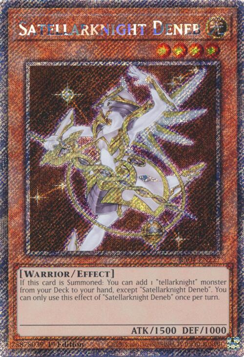 Satellarknight Deneb [RA04-EN227] Platinum Secret Rare | Gear Gaming Bentonville