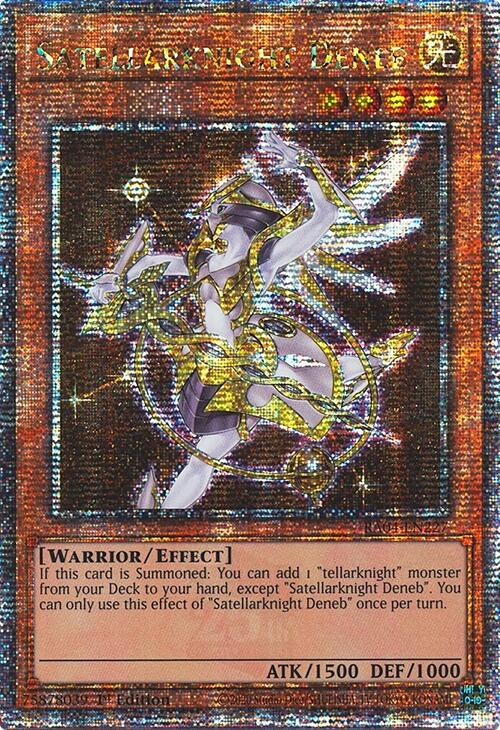 Satellarknight Deneb [RA04-EN227] Quarter Century Secret Rare | Gear Gaming Bentonville