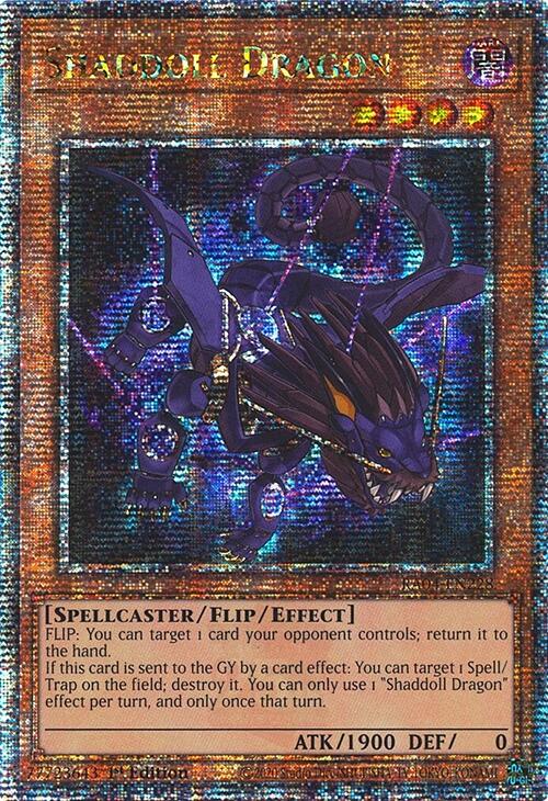 Shaddoll Dragon [RA04-EN228] Quarter Century Secret Rare | Gear Gaming Bentonville