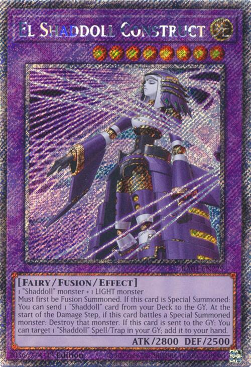 El Shaddoll Construct (Alternate Art) [RA04-EN229] Platinum Secret Rare | Gear Gaming Bentonville
