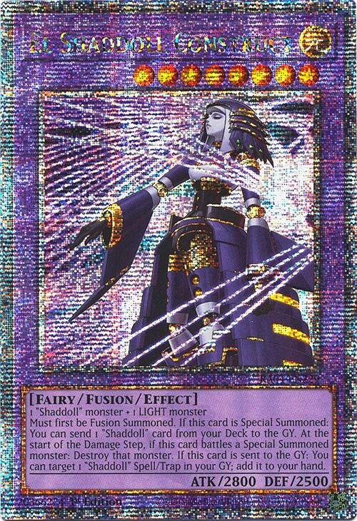 El Shaddoll Construct (Alternate Art) [RA04-EN229] Quarter Century Secret Rare | Gear Gaming Bentonville