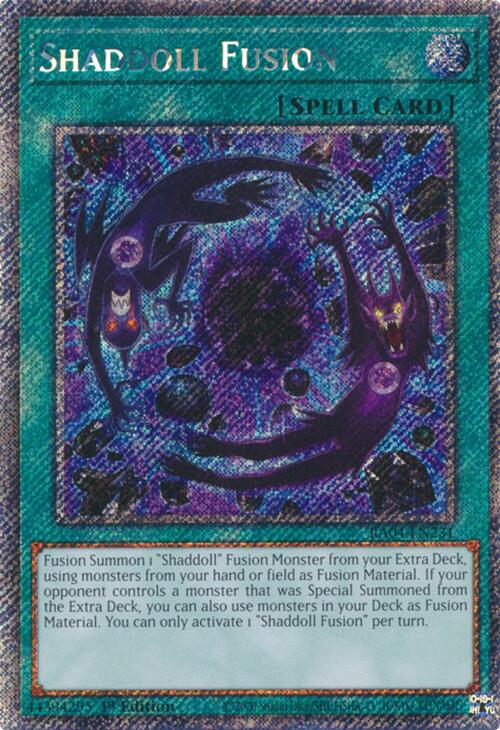 Shaddoll Fusion [RA04-EN231] Platinum Secret Rare | Gear Gaming Bentonville