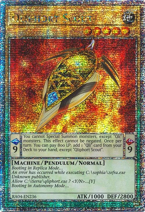 Qliphort Scout [RA04-EN236] Quarter Century Secret Rare | Gear Gaming Bentonville