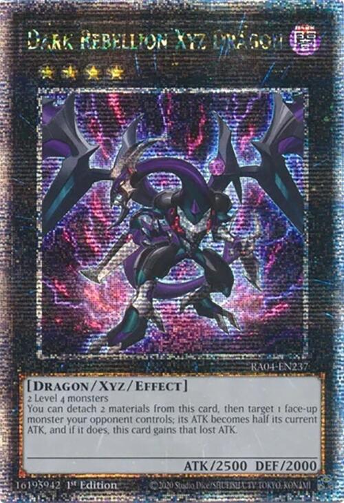 Dark Rebellion Xyz Dragon [RA04-EN237] Quarter Century Secret Rare | Gear Gaming Bentonville