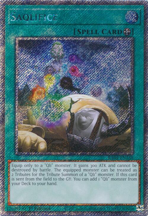 Saqlifice [RA04-EN238] Platinum Secret Rare | Gear Gaming Bentonville