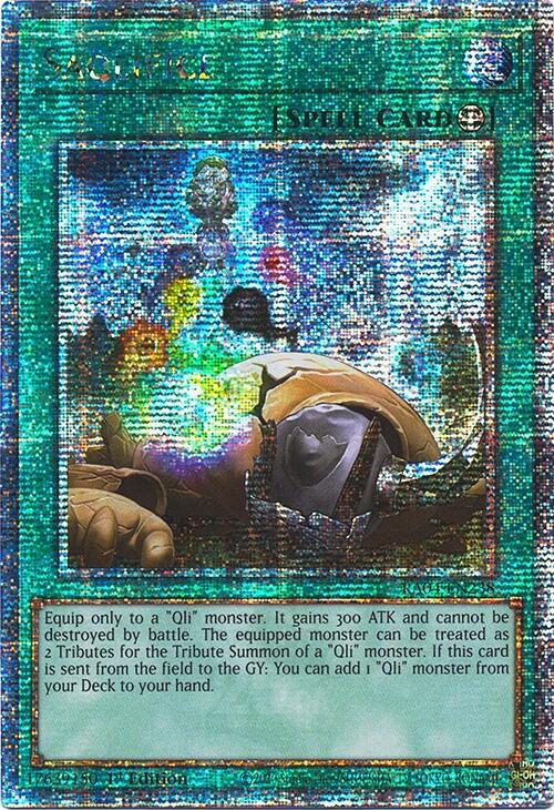 Saqlifice [RA04-EN238] Quarter Century Secret Rare | Gear Gaming Bentonville