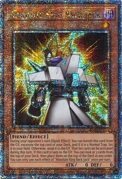 Absolute King Back Jack [RA04-EN244] Quarter Century Secret Rare | Gear Gaming Bentonville