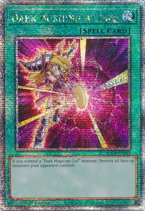 Dark Burning Attack [RA04-EN245] Quarter Century Secret Rare | Gear Gaming Bentonville