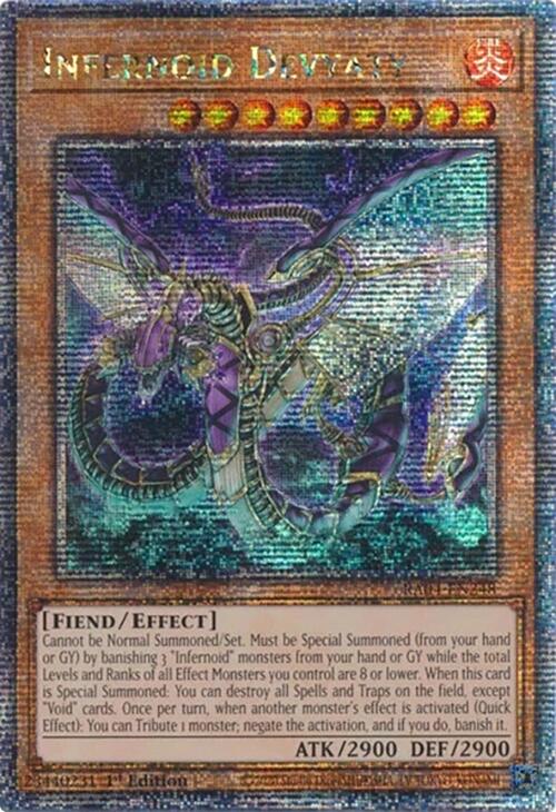 Infernoid Devyaty [RA04-EN248] Quarter Century Secret Rare | Gear Gaming Bentonville