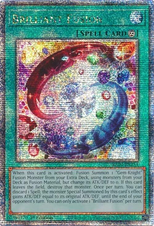 Brilliant Fusion [RA04-EN254] Quarter Century Secret Rare | Gear Gaming Bentonville