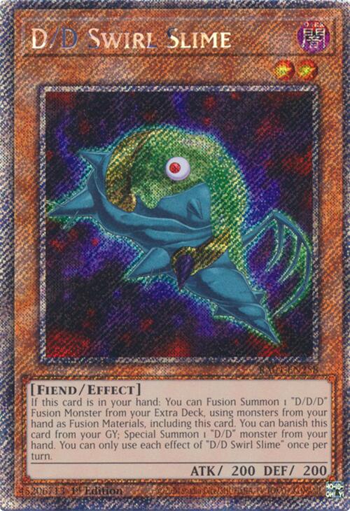 D/D Swirl Slime [RA04-EN258] Platinum Secret Rare | Gear Gaming Bentonville