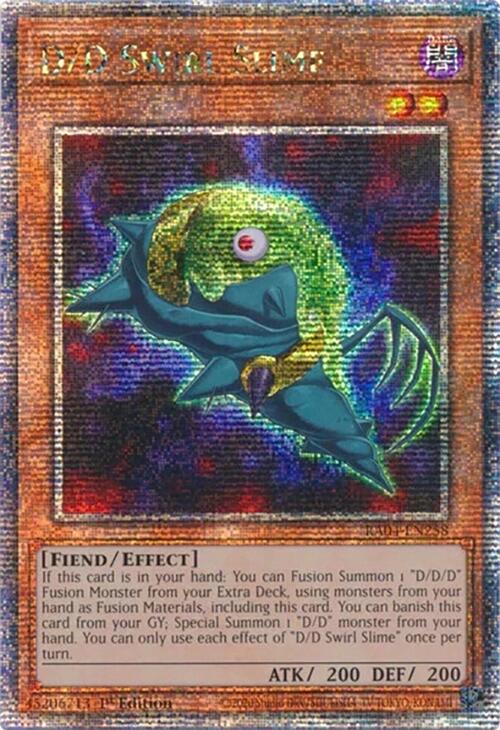 D/D Swirl Slime [RA04-EN258] Quarter Century Secret Rare | Gear Gaming Bentonville