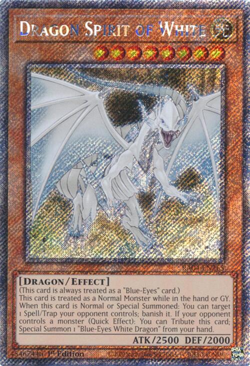 Dragon Spirit of White [RA04-EN265] Platinum Secret Rare | Gear Gaming Bentonville