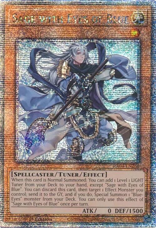 Sage with Eyes of Blue [RA04-EN266] Quarter Century Secret Rare | Gear Gaming Bentonville