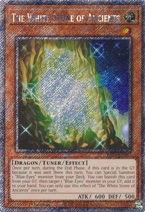 The White Stone of Ancients [RA04-EN267] Platinum Secret Rare | Gear Gaming Bentonville
