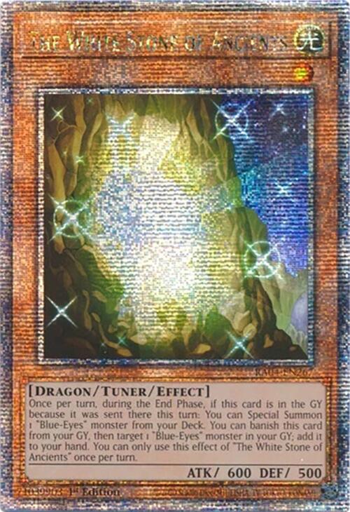 The White Stone of Ancients [RA04-EN267] Quarter Century Secret Rare | Gear Gaming Bentonville