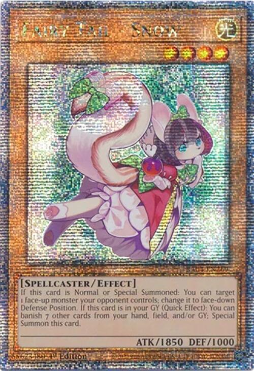 Fairy Tail - Snow [RA04-EN269] Quarter Century Secret Rare | Gear Gaming Bentonville