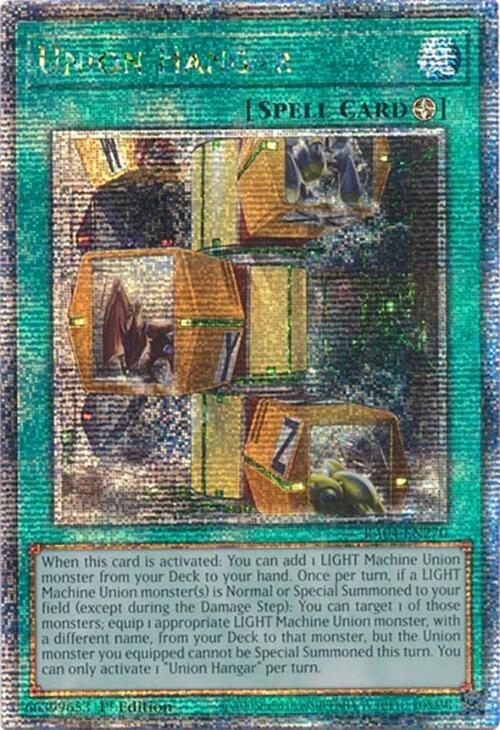 Union Hangar [RA04-EN270] Quarter Century Secret Rare | Gear Gaming Bentonville