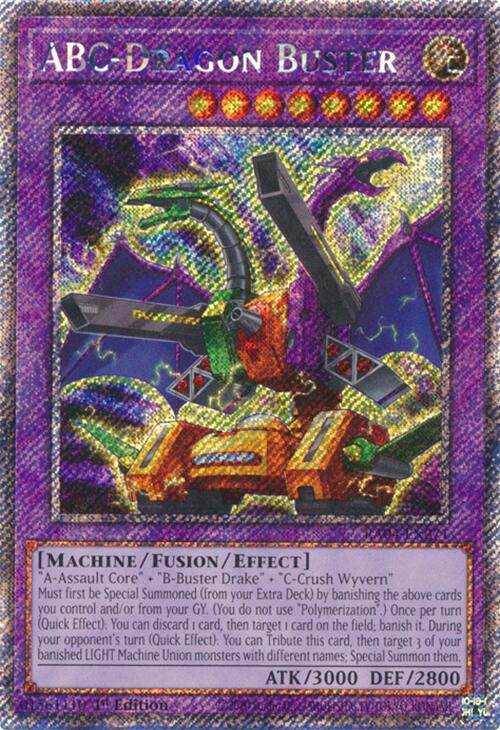 ABC-Dragon Buster [RA04-EN271] Platinum Secret Rare | Gear Gaming Bentonville