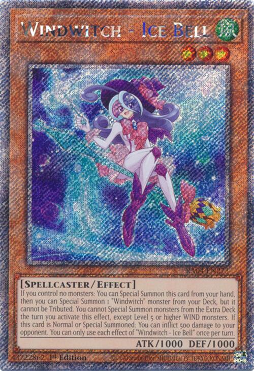 Windwitch - Ice Bell [RA04-EN273] Platinum Secret Rare | Gear Gaming Bentonville