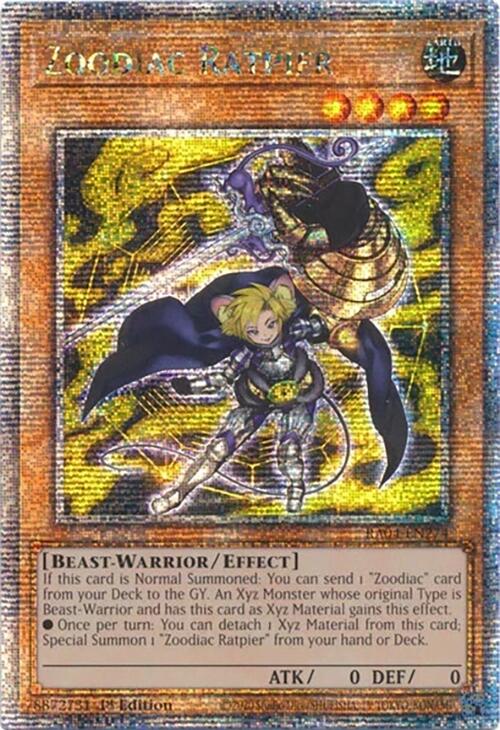 Zoodiac Ratpier [RA04-EN274] Quarter Century Secret Rare | Gear Gaming Bentonville