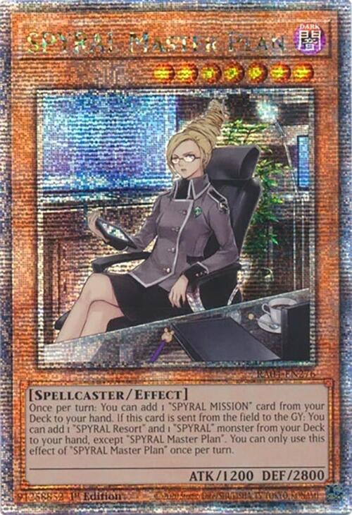 SPYRAL Master Plan [RA04-EN276] Quarter Century Secret Rare | Gear Gaming Bentonville