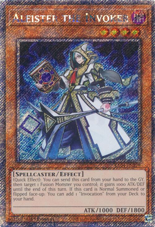 Aleister the Invoker [RA04-EN278] Platinum Secret Rare | Gear Gaming Bentonville