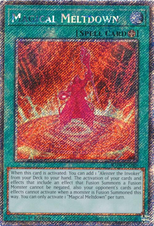 Magical Meltdown [RA04-EN280] Platinum Secret Rare | Gear Gaming Bentonville