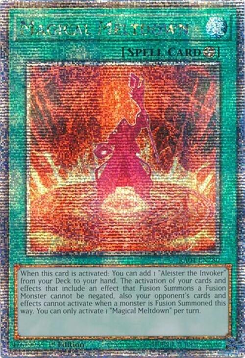 Magical Meltdown [RA04-EN280] Quarter Century Secret Rare | Gear Gaming Bentonville