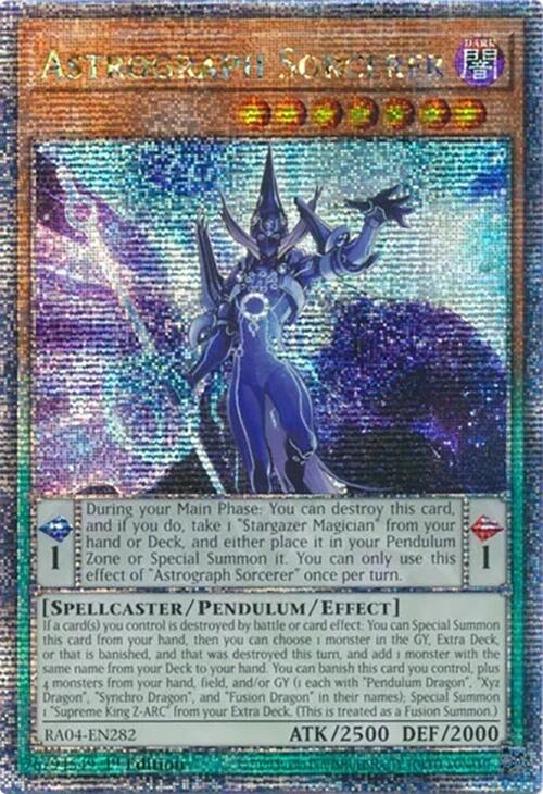 Astrograph Sorcerer [RA04-EN282] Quarter Century Secret Rare | Gear Gaming Bentonville