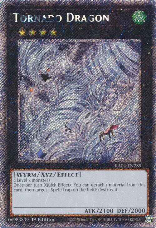 Tornado Dragon [RA04-EN289] Platinum Secret Rare | Gear Gaming Bentonville