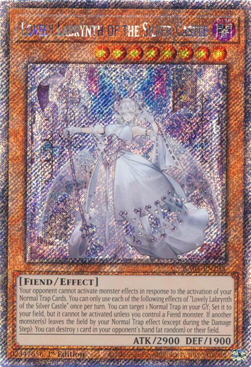 Lovely Labrynth of the Silver Castle [RA04-EN295] Platinum Secret Rare | Gear Gaming Bentonville