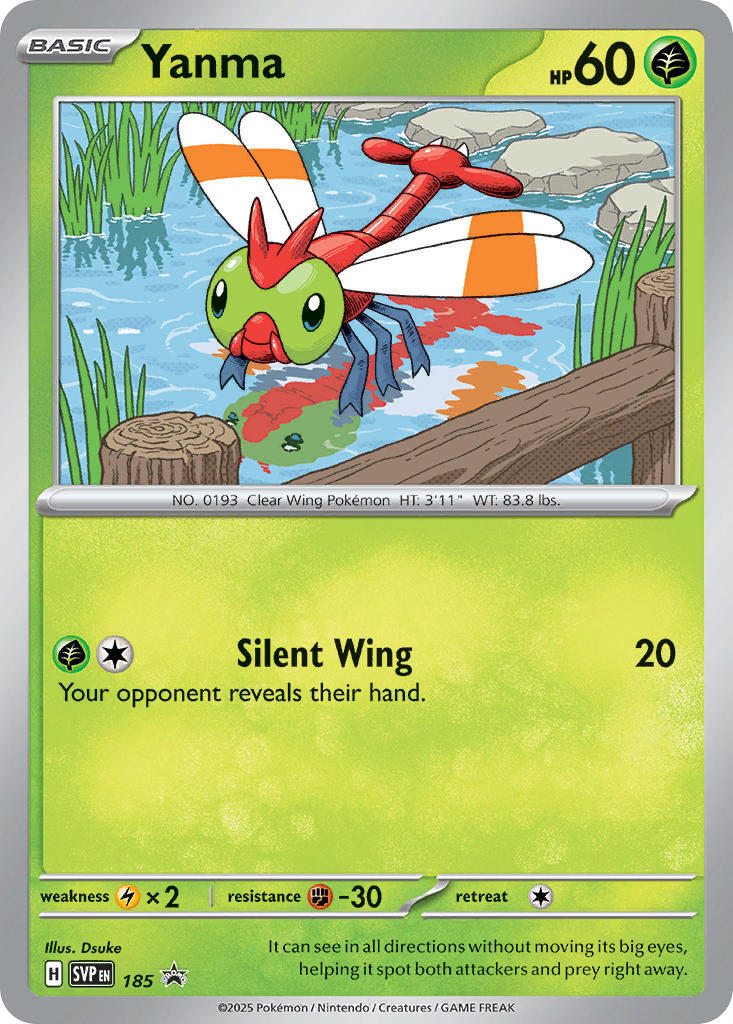 Yanma (185) [Scarlet & Violet: Black Star Promos] | Gear Gaming Bentonville